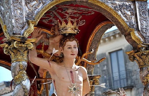 Festa di San Sebastiano Acireale Foto