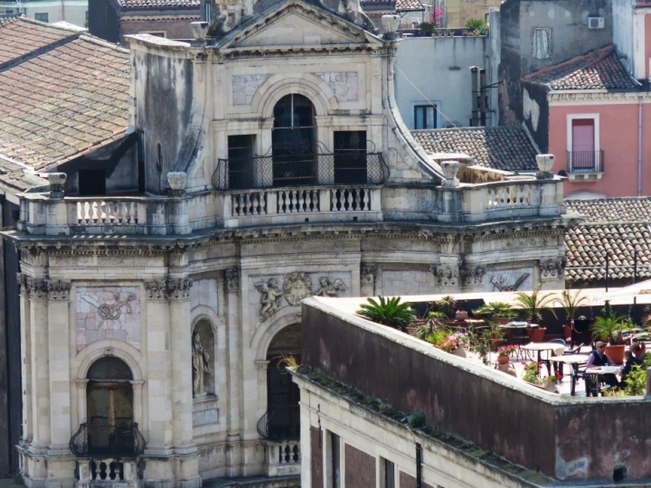 Scorcio palazzi centro storico Catania foto - capodanno catania